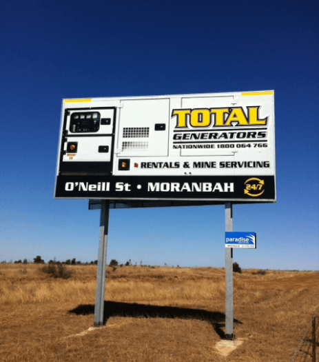 Moranbah Location billboard