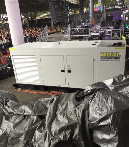 Generator Rental in a festival event