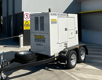 Super silent 60kVA Trailed mounted generator